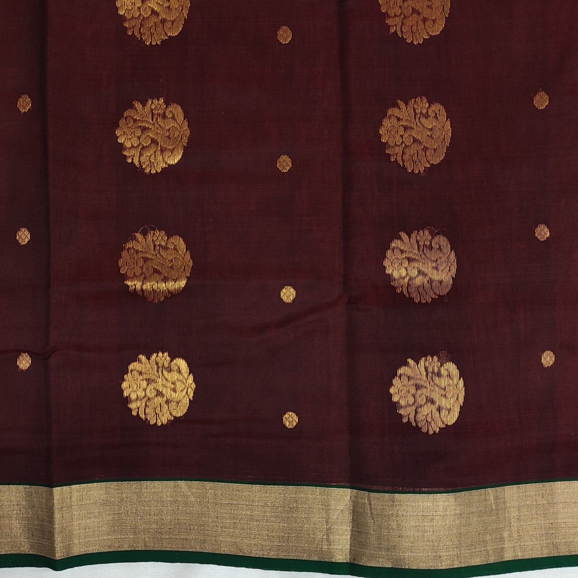 Traditional Cotton Silk Chanderi Saree - ArtsyIndia