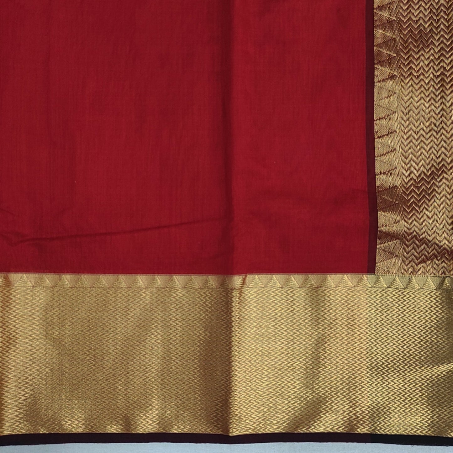 Afroza Pattern Beautiful Chanderi Silk Cotton Saree A111 - Artsy India
