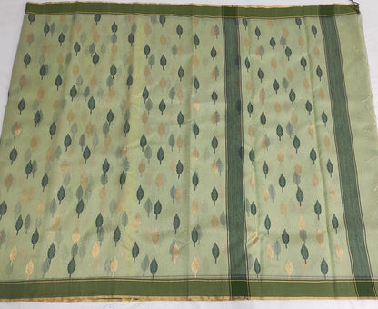 Chanderi Designer Silk Cotton Saree A204 - ArtsyIndia