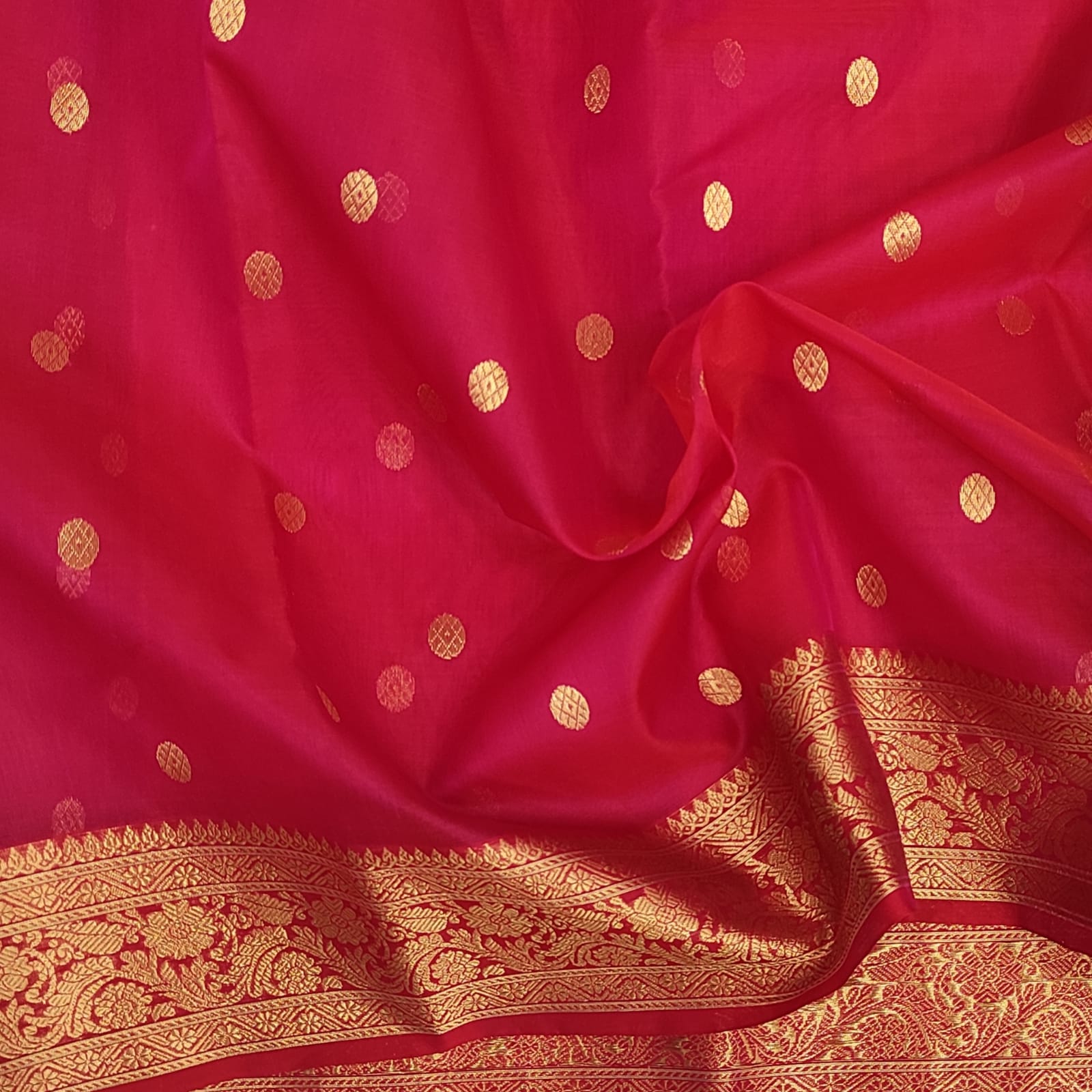 Buy Whiskey Color Organza Chanderi Katan Silk Saree ZR- 734 Online in India  | Chanderi silk saree, Silk, Silk sarees