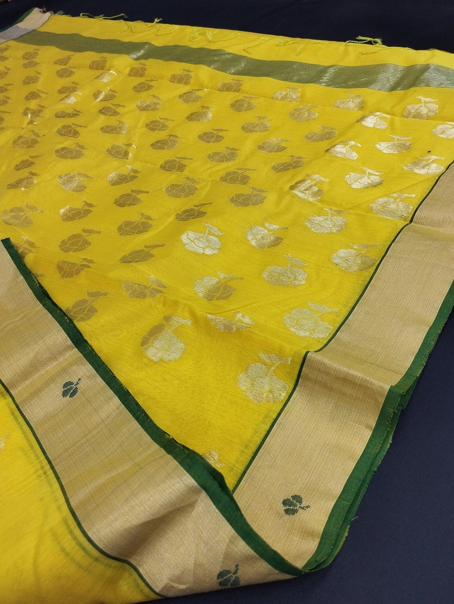 Cotton Silk Chanderi saree - Artsy India