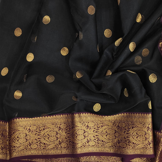 Traditional Chanderi Katan Silk Saree A180 - ArtsyIndia